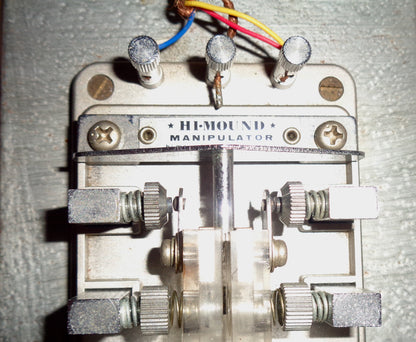 Vintage Hi-Mound Manipulator MK-703 Bug/Dual Paddle/Iambic Morse Key