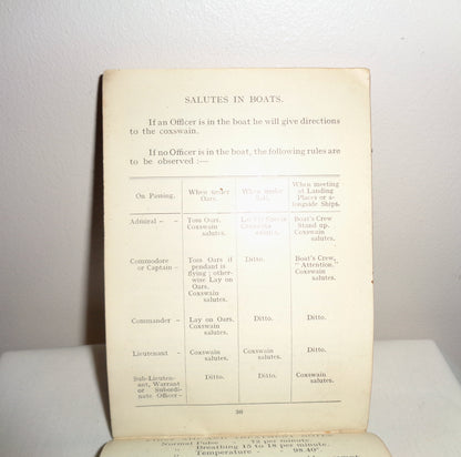 1938 Sea Cadet Corps Pocket Manual From Scapa Flow