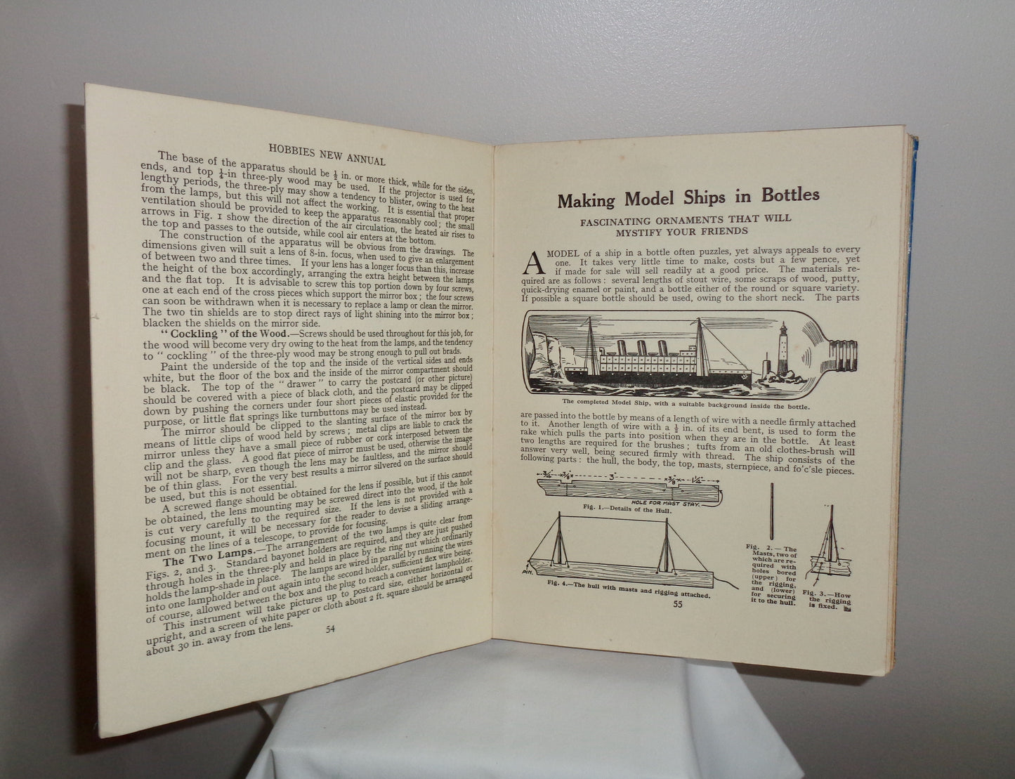 1930s Hobbies New Annual Of Easy To Make Working Models
