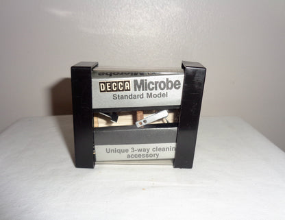 Vintage Decca Microbe 3-Way Stylus Brush Cleaning Accessory