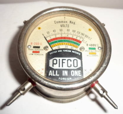 1930s Pifco All In One Pocket meter Voltmeter Ammeter