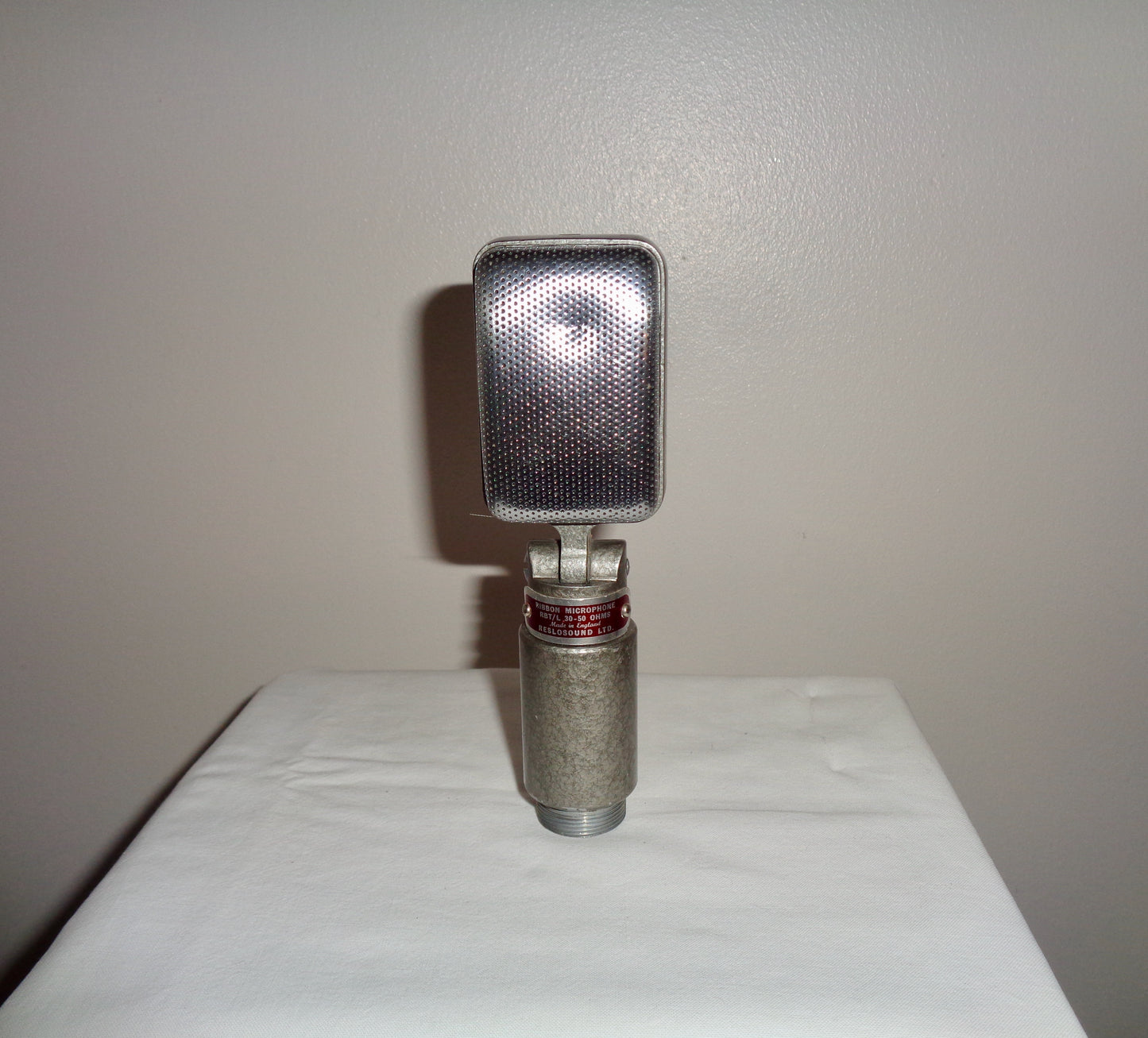 1960s Reslo RBT/L Directional Ribbon Microphone 30-50 Ohm