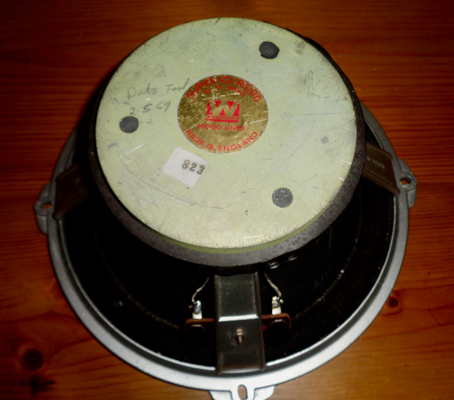 Pair of 1960s Wharfedale Super 10/RS/DD Loudspeaker Driver Units