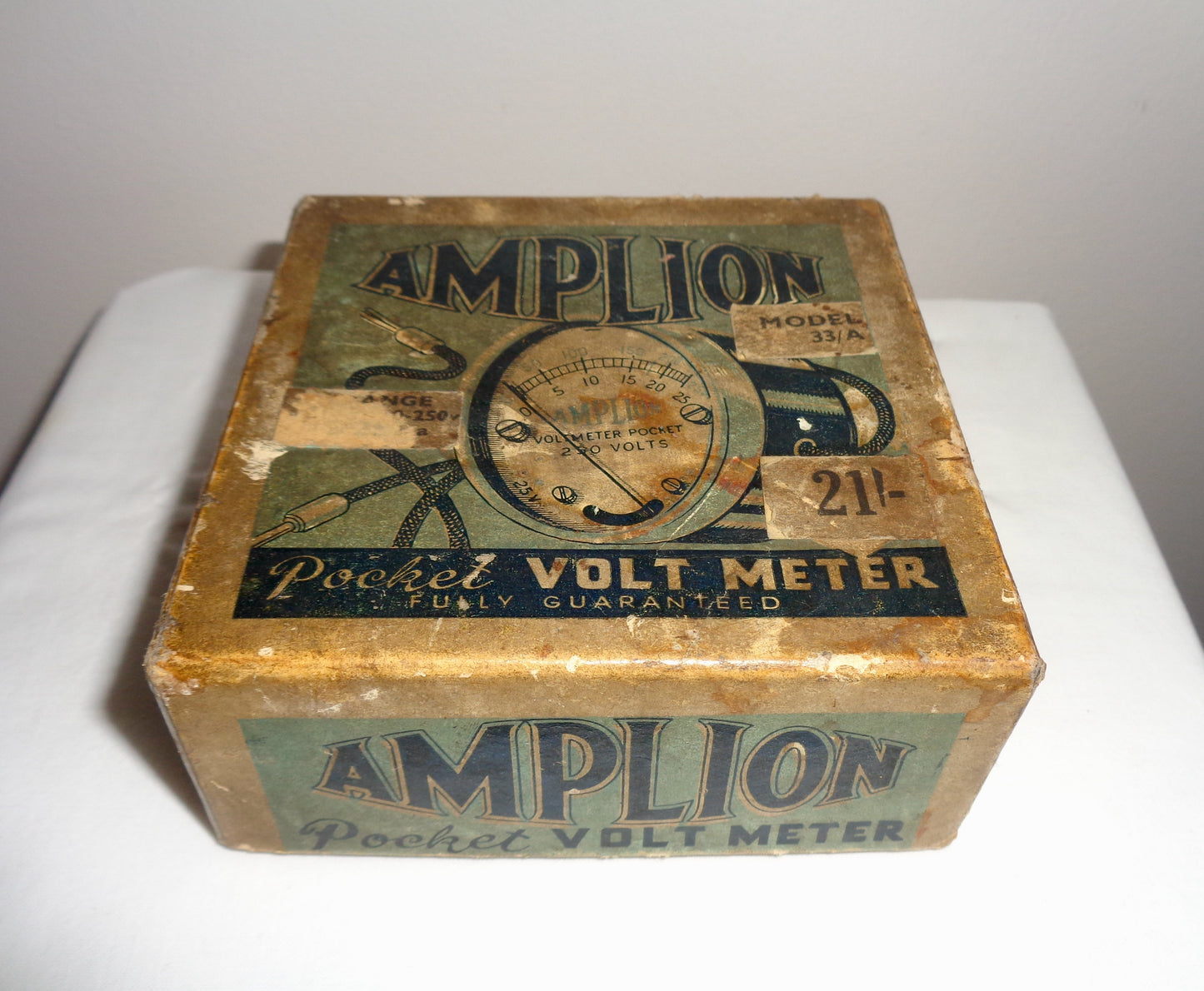 Vintage Amplion Pocket Volt meter Model 33A