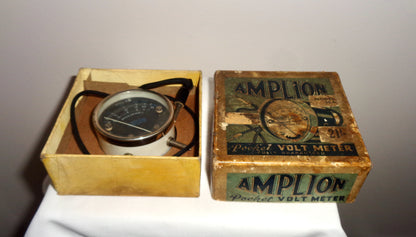 Vintage Amplion Pocket Volt meter Model 33A