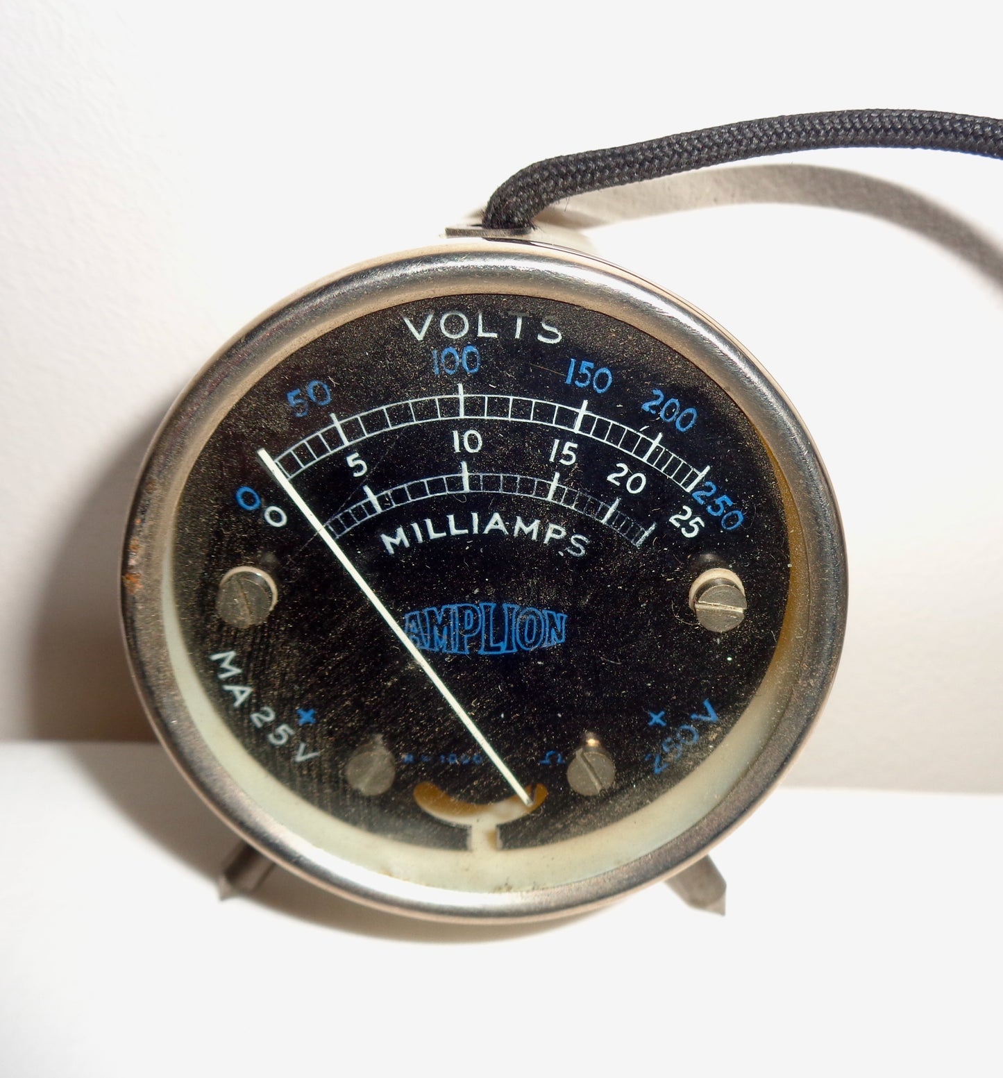 Vintage Amplion Pocket Volt meter Model 33A 