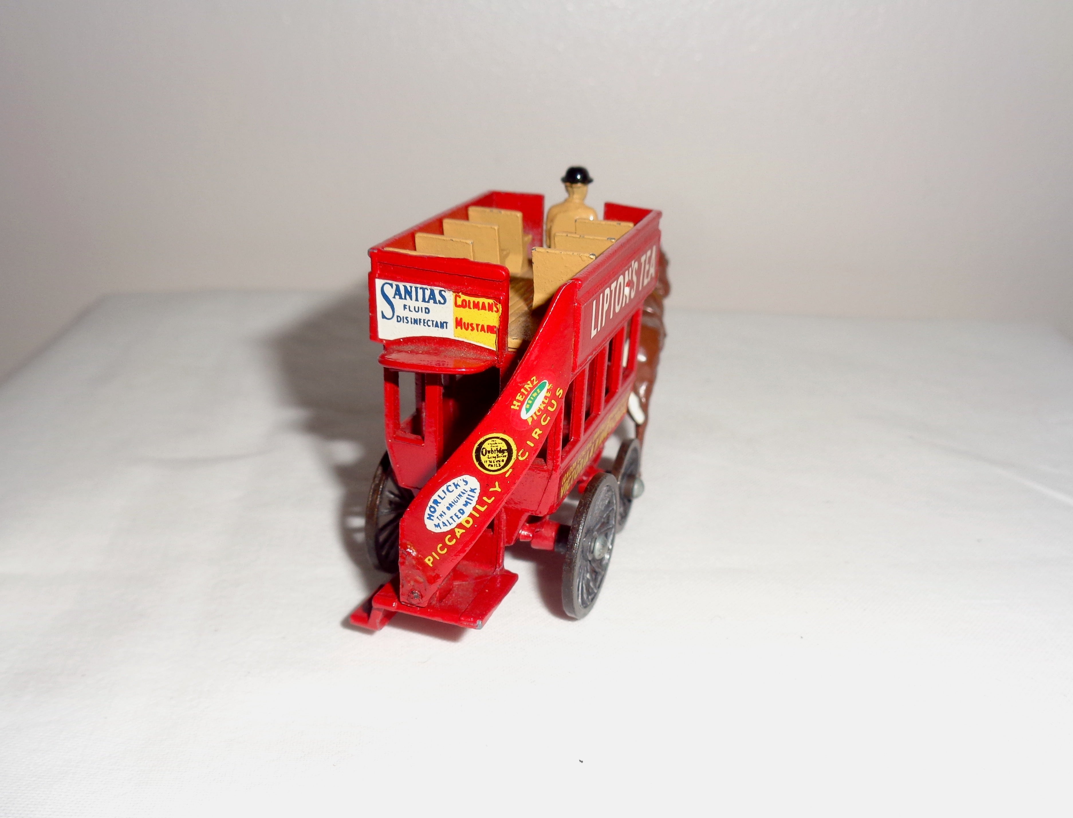 Lesney Y12 Lipton's Tea Horse Drawn London Bus Models of