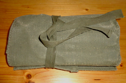 Vintage Military Land Rover Canvas Tool Roll With Tools