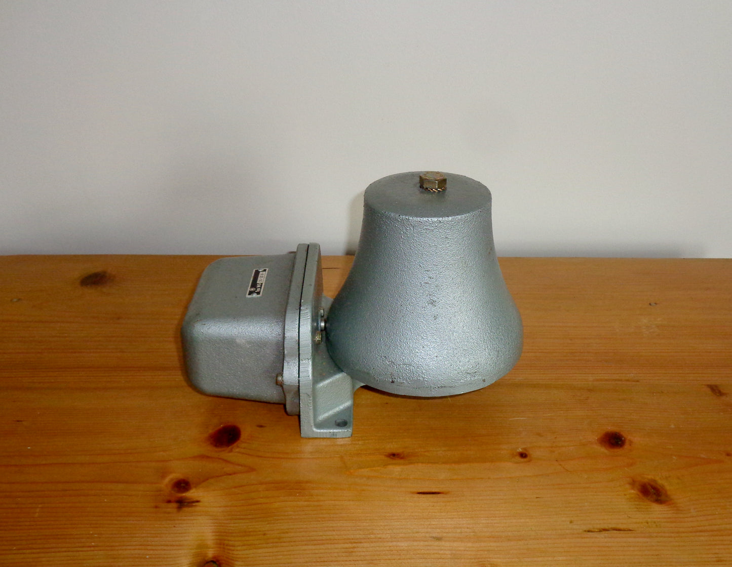 Large Vintage Industrial Electric Metal Bell / Alarm