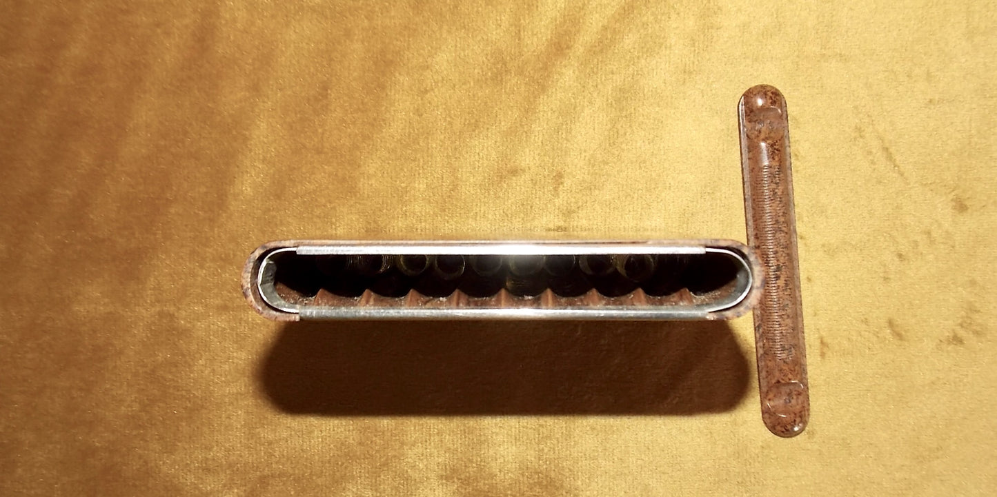 1930s Parker Super Wunup Dunhill Cigarette Case Made from Red-Brown Bakelite