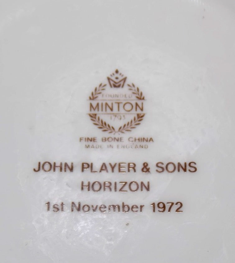 1972 Minton John Player & Sons Horizon Cigarette Jar With Lid