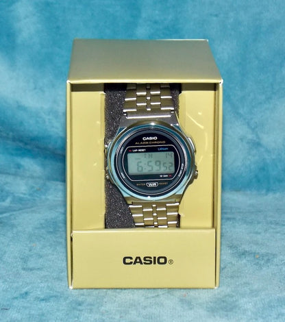 Casio Vintage Alarm Chronograph Watch A171WE-1AEF Model Number 596 1271