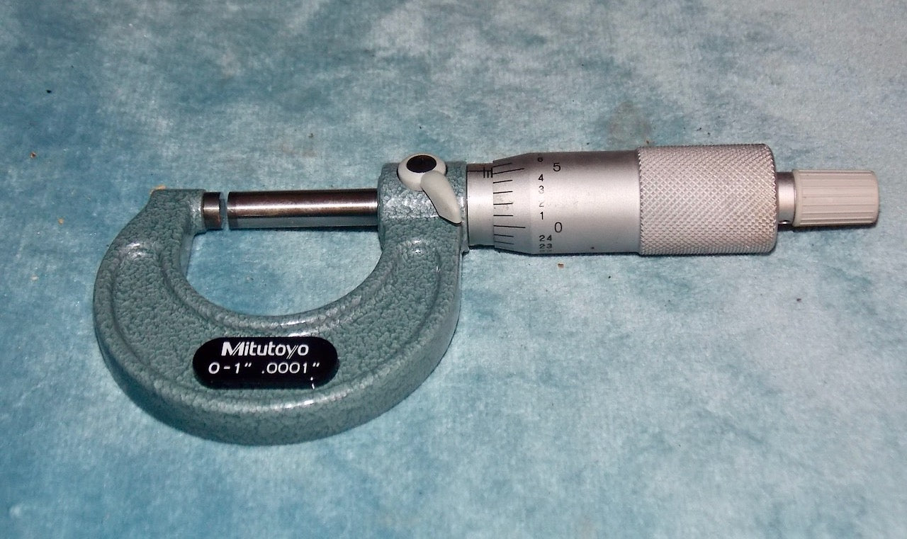 Mitutoyo 103-131 External Micrometer Measuring 0-1 Inch At 0.0001 Inch Increments