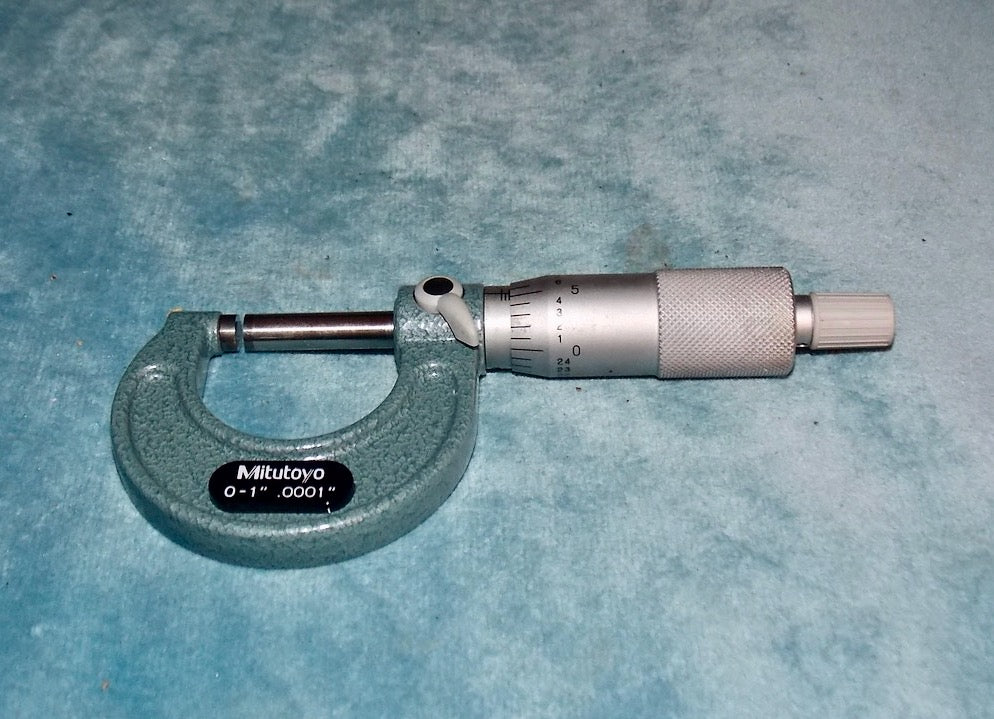 Mitutoyo 103-131 External Micrometer Measuring 0-1 Inch At 0.0001 Inch Increments