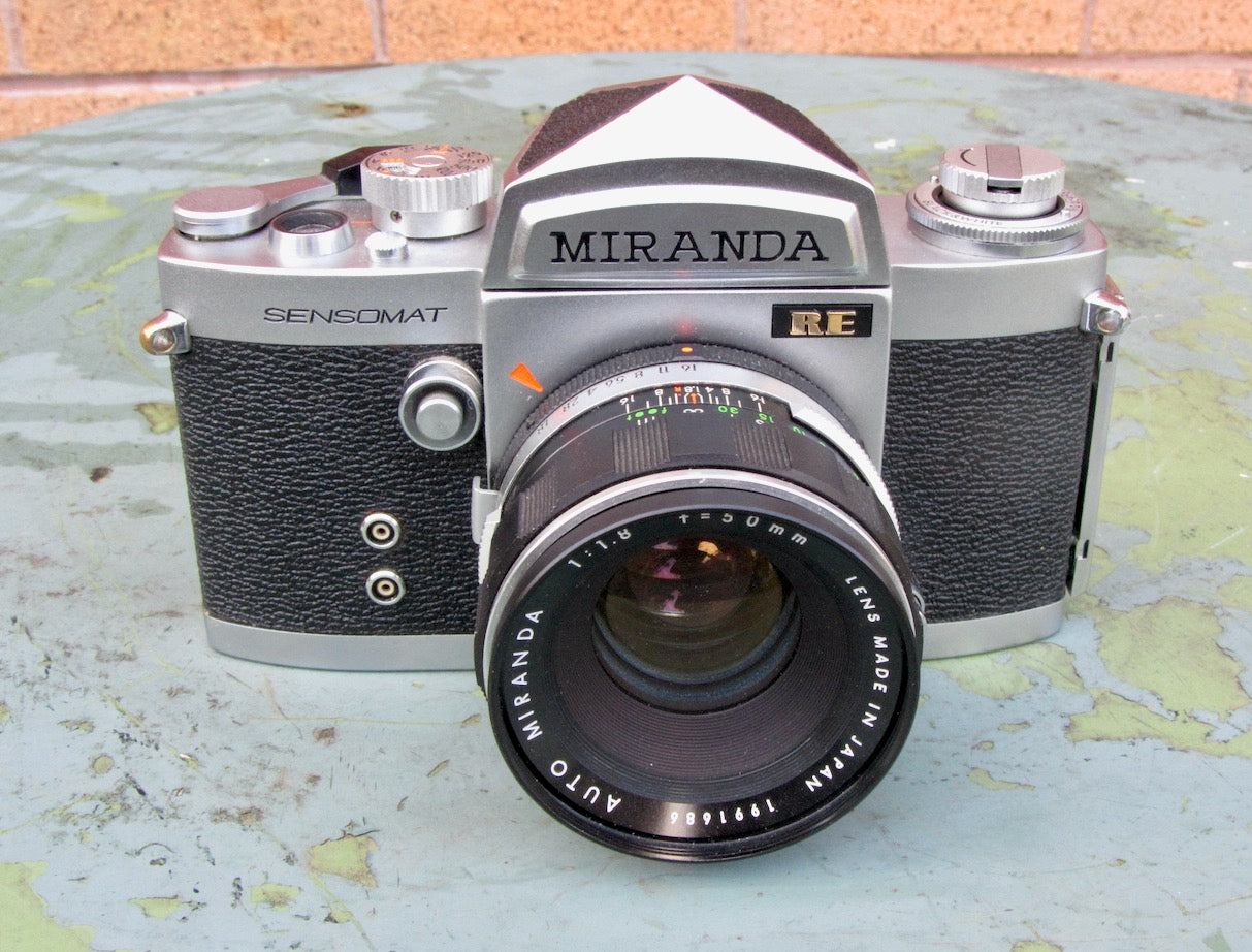 Miranda Sensomat RE 35mm SLR Camera With Auto Miranda 50mm f1.8 Lens