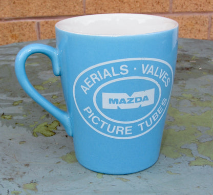 Vintage Tams Mazda Valves Advertising Mug