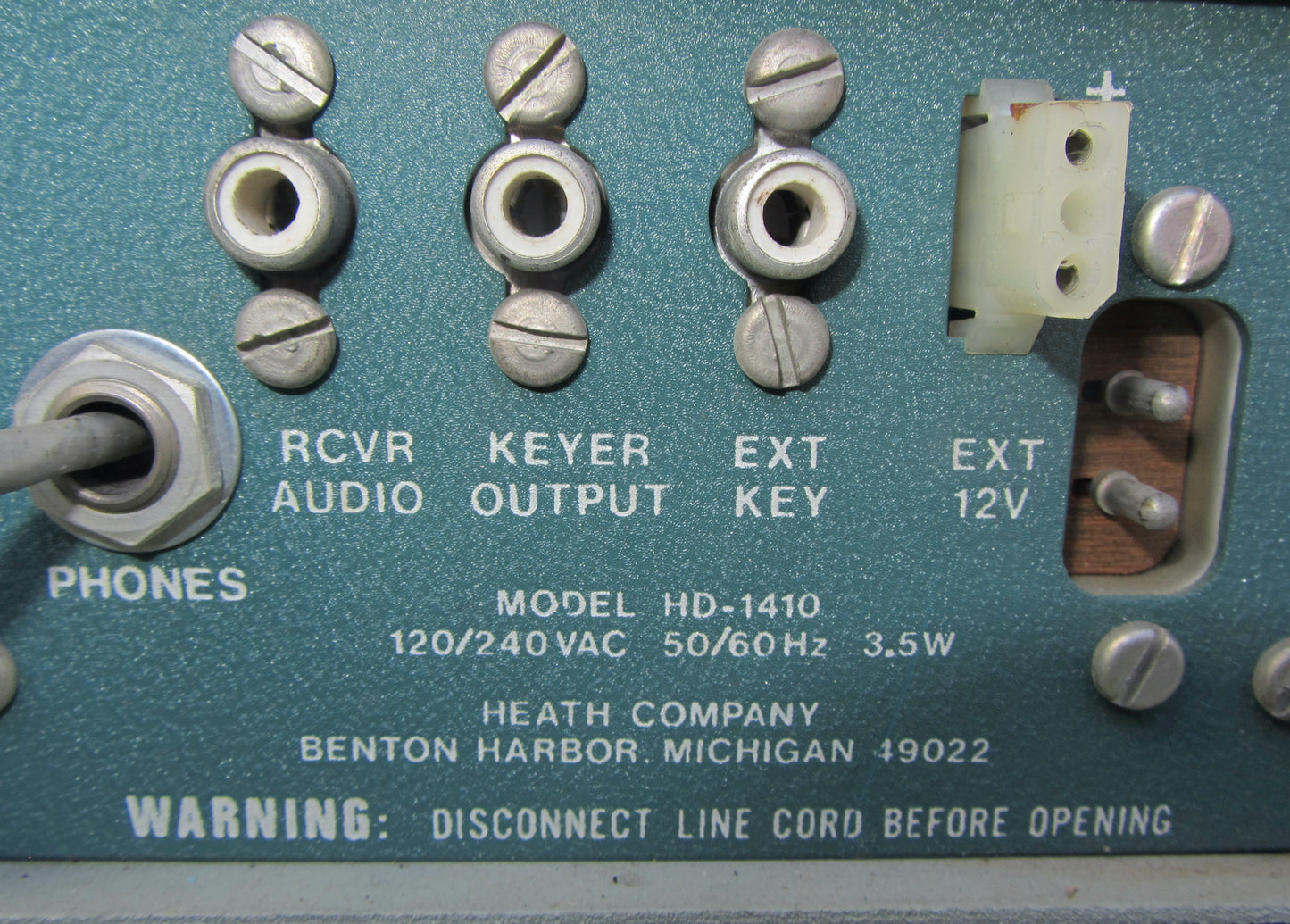 Heathkit Iambic Electronic Keyer HD1410