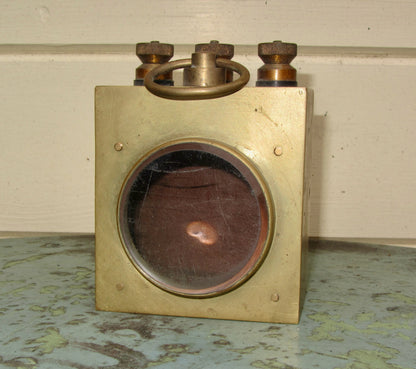 Antique Brass Post Office Pattern Galvanometer Case