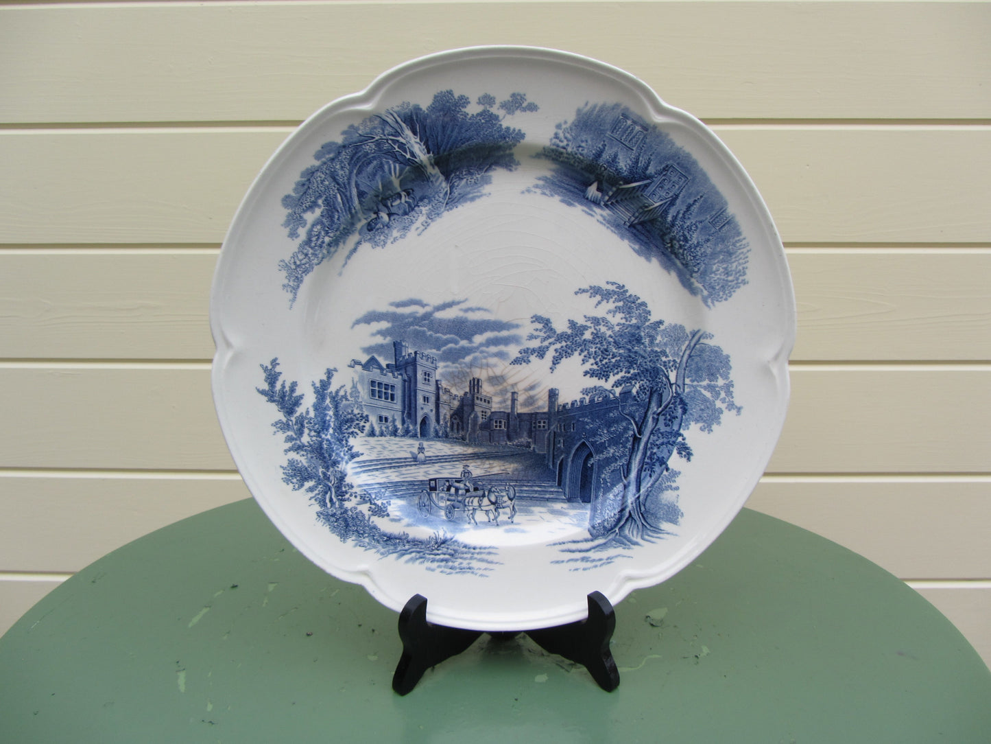 1930s Haddon Hall Serving Platter By Johnson Bros Pottery 
