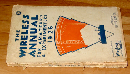 1926 The Wireless Annual For Amateur Experimenters By The Wireless World