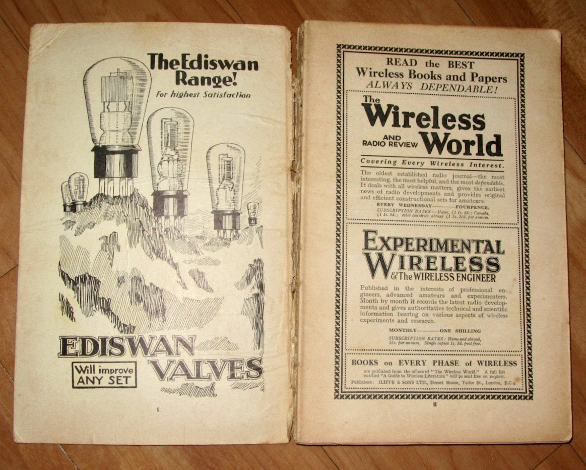 1926 The Wireless Annual For Amateur Experimenters By The Wireless World