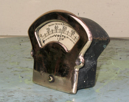 1918 Nalder Brothers & Thompson Copper & Steel Voltmeter