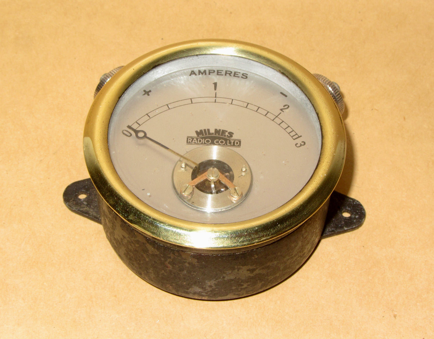 1930s Milnes Radio Company Ammeter