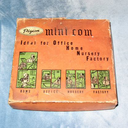 1960s Pigeon Minicom Transitor Intercom