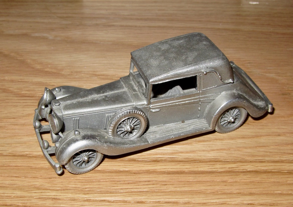 Vintage Danbury Mint Pewter 1936 Alvis Speed 25 Model Car