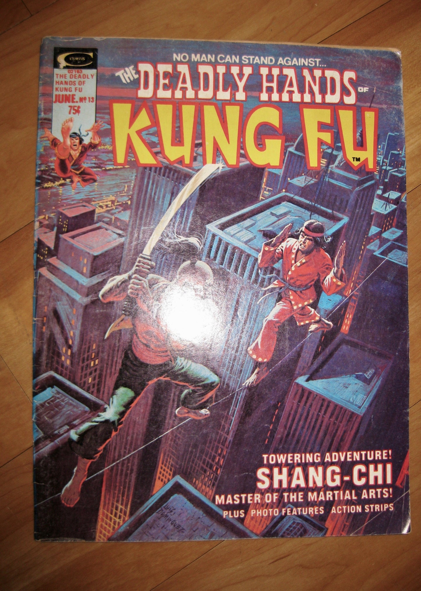 The Deadly Hands Of Kung Fu Vintage Comic June 1975 Vol 1 No.13