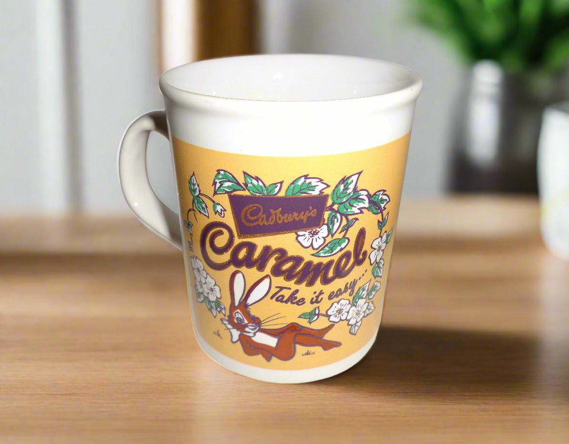 Kilncraft 1980s Cadbury's Caramel  Bunny Advertising Mug