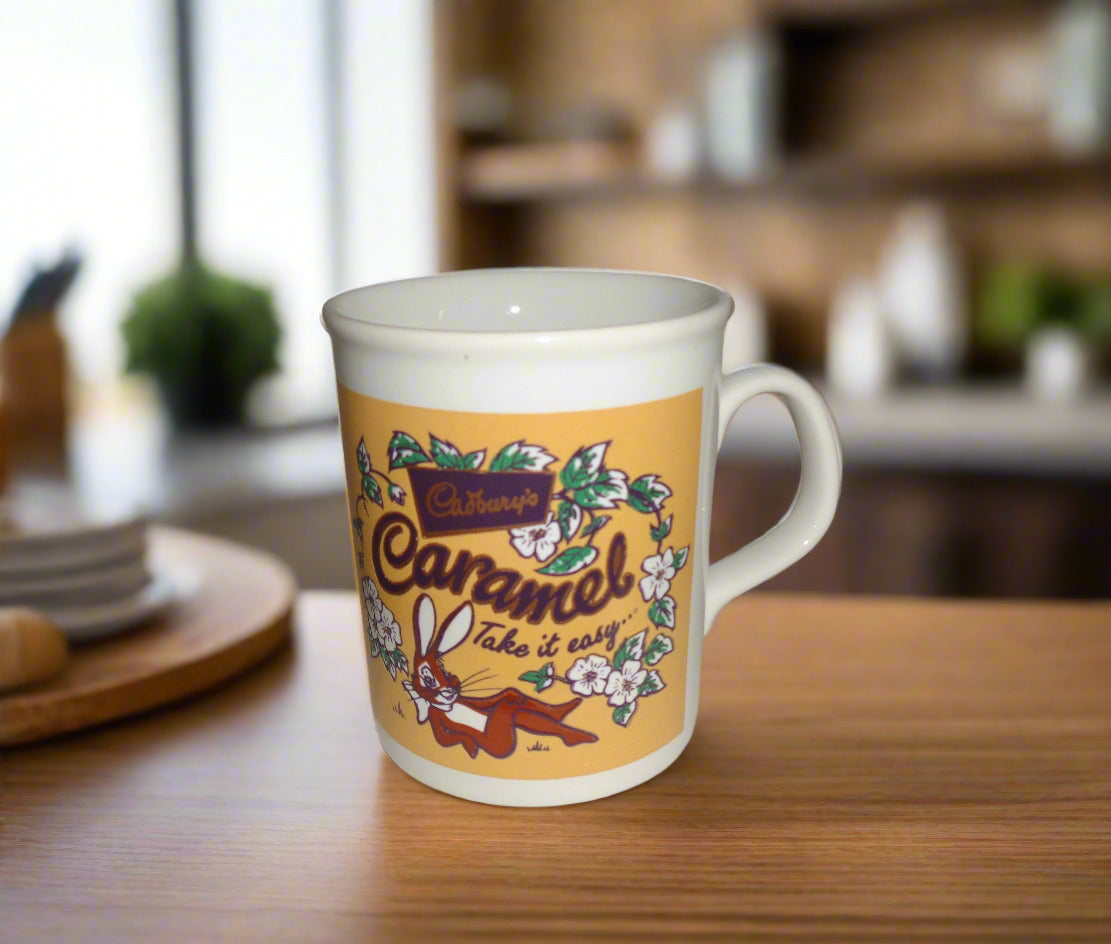 Kilncraft 1980s Cadbury's Caramel  Bunny Advertising Mug
