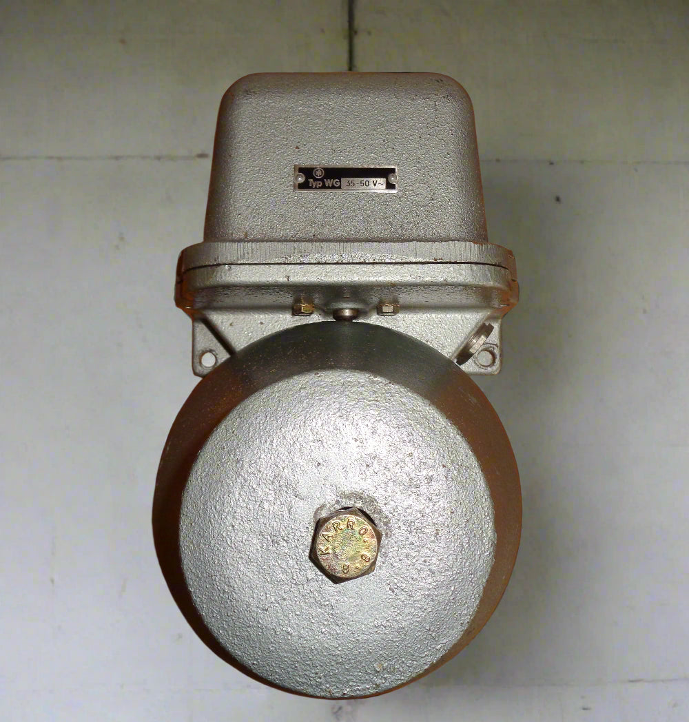 Large Vintage Industrial Electric Metal Bell / Alarm
