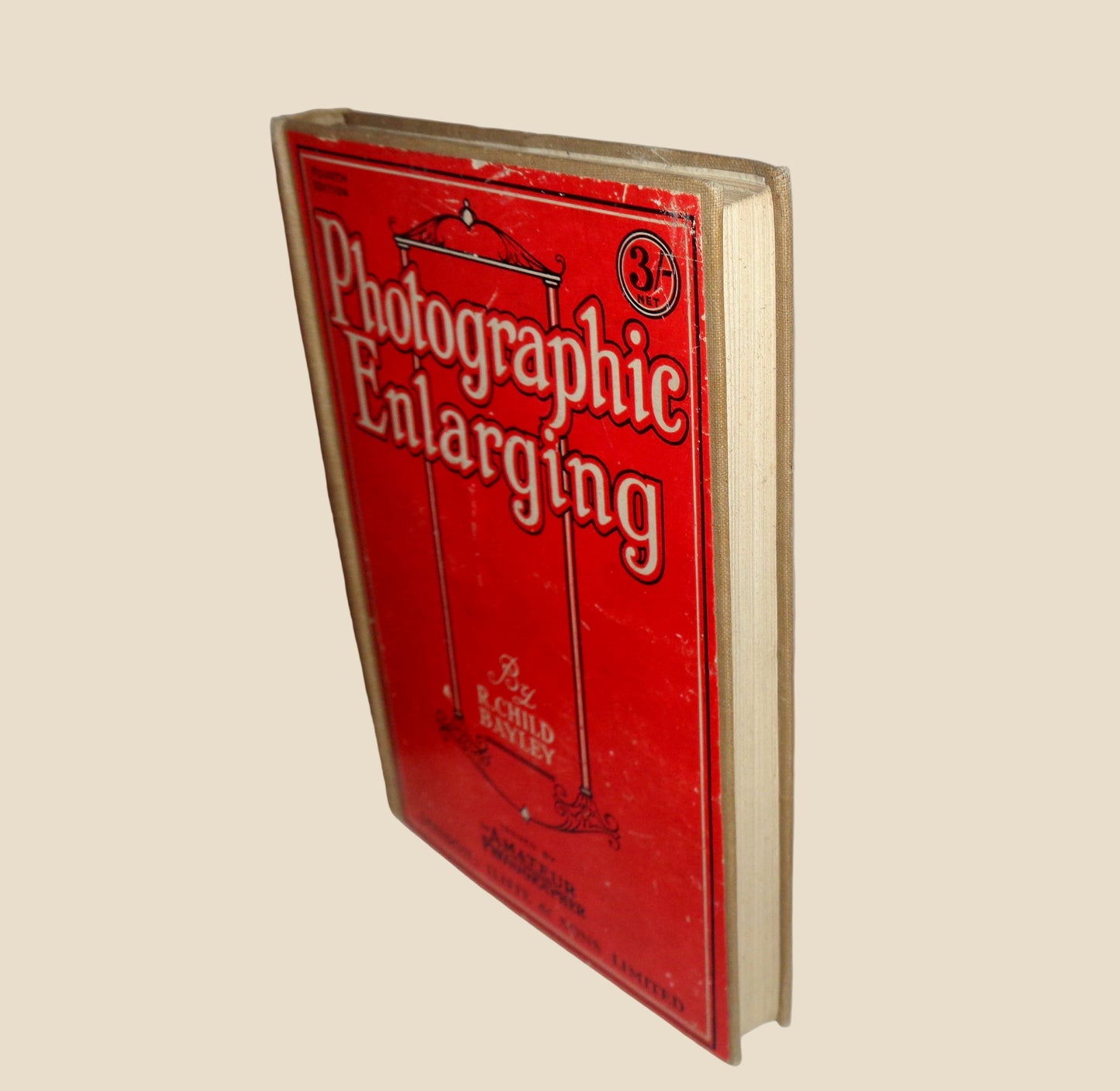 Antique Book On Photographic Enlarging By R Child Bayley