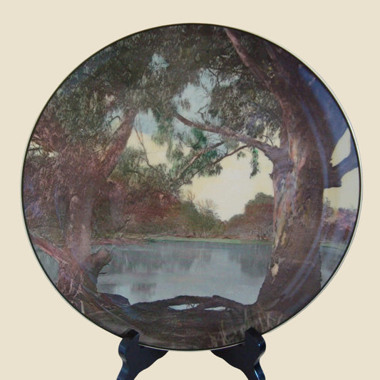 Royal Doulton Murray River Gums Photolithography collector's plate D6425