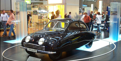 Playsam Saab Concept Car 92001 Black Wood Executive Toy