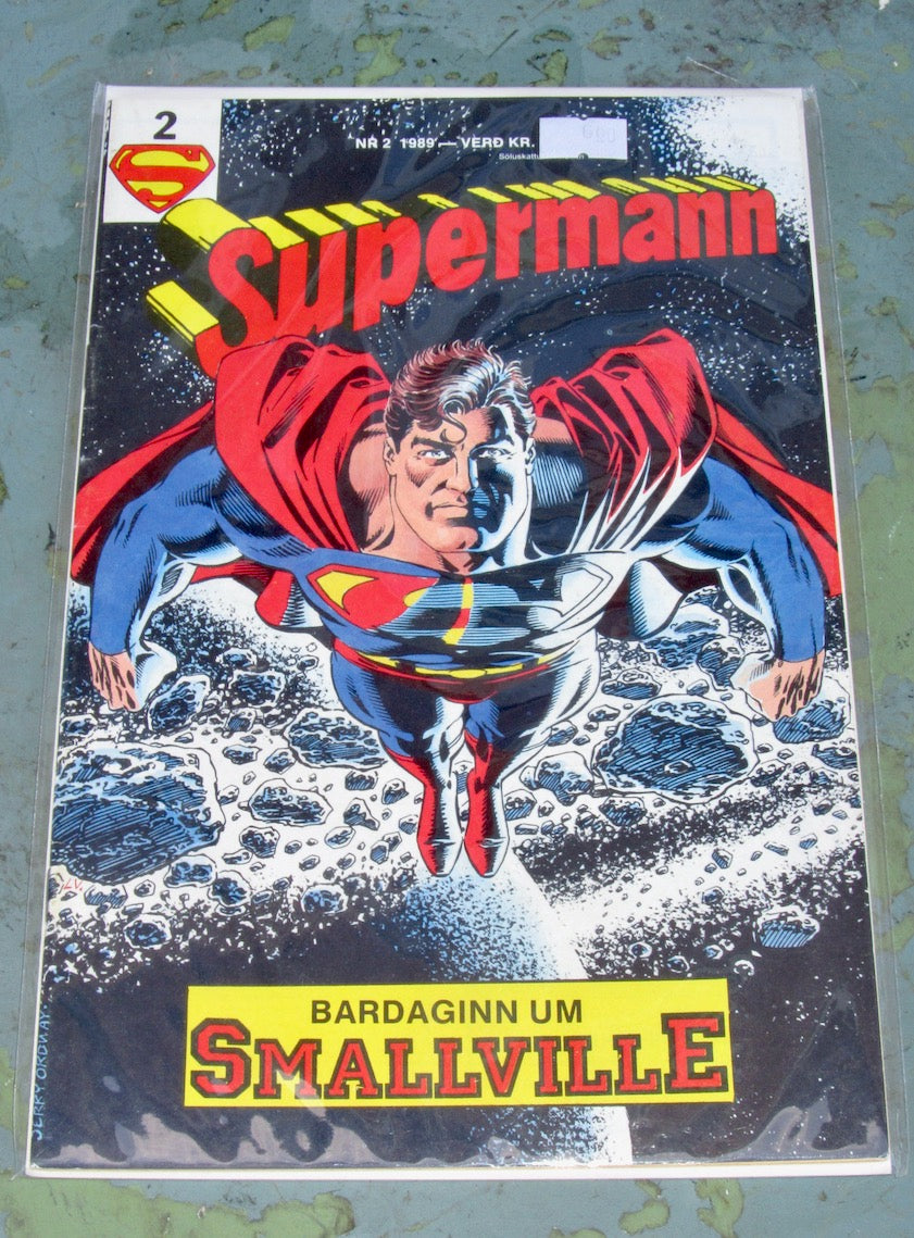 1989 #2 Superman Battle For Smallville Icelandic Version
