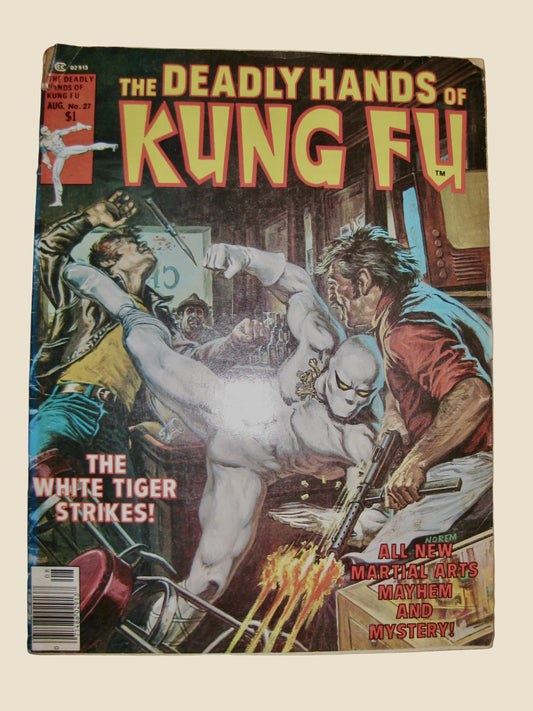 The Deadly Hands Of Kung Fu Vintage Comic Aug 1976 Vol 1 No. 27