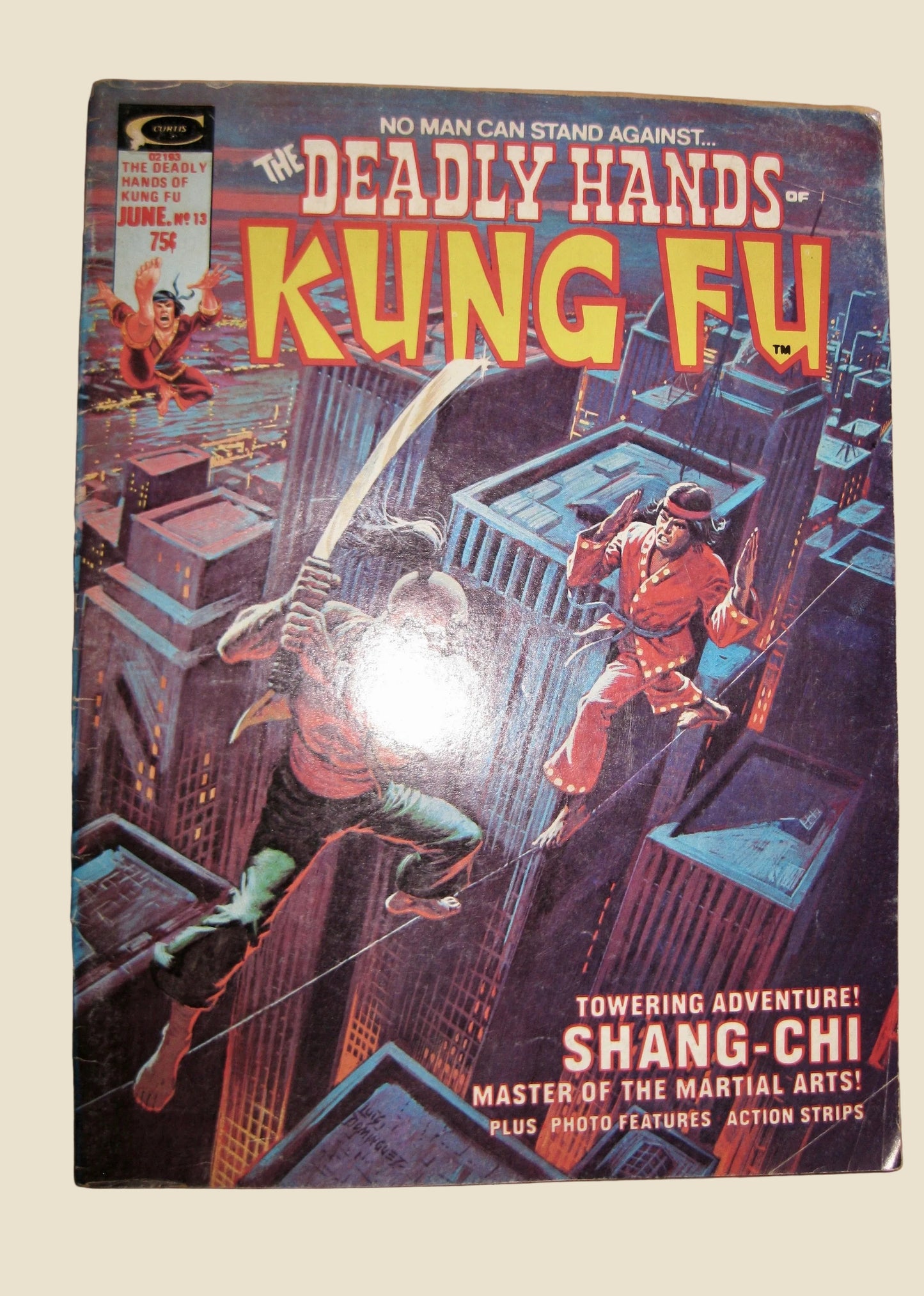The Deadly Hands Of Kung Fu Vintage Comic June 1975 Vol 1 No.13