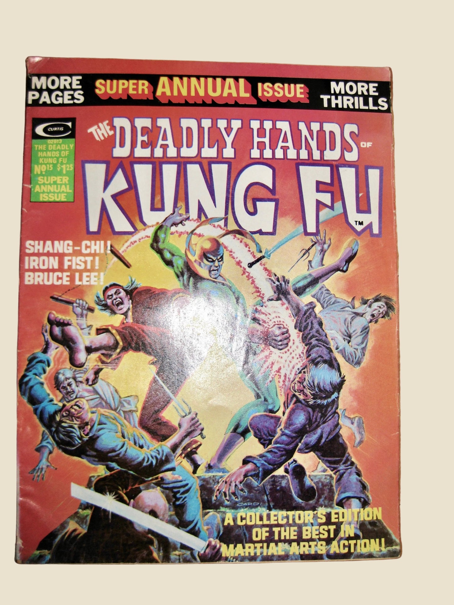 The Deadly Hands Of Kung Fu Vintage Comic Super Annual Edition Summer 1975 Vol 1 No.15