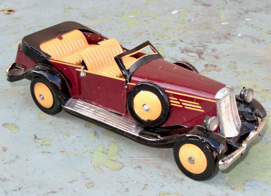 Vintage Tinplate Clockwork Car