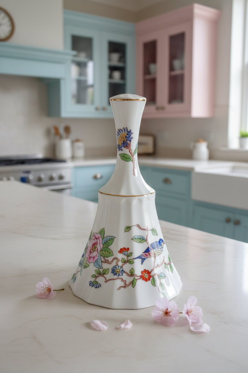 Vintage Aynsley Pembroke China Hand Bell 