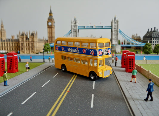 Vintage Corgi London Routemaster Bus Branded Weetabix