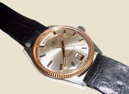 Vintage Fortis Stratoliner 20 Automatic Swiss Watch