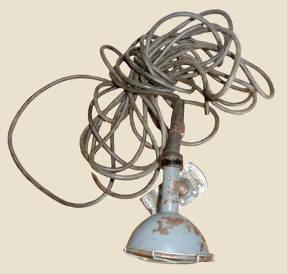 Vintage Kelvin Norton Clip On Inspection Light With Power Supply Lead For Ferret AFV