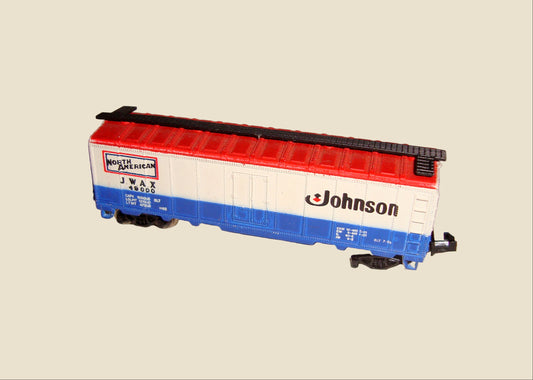 Vintage N-Gauge Johnson Wax Container Wagon