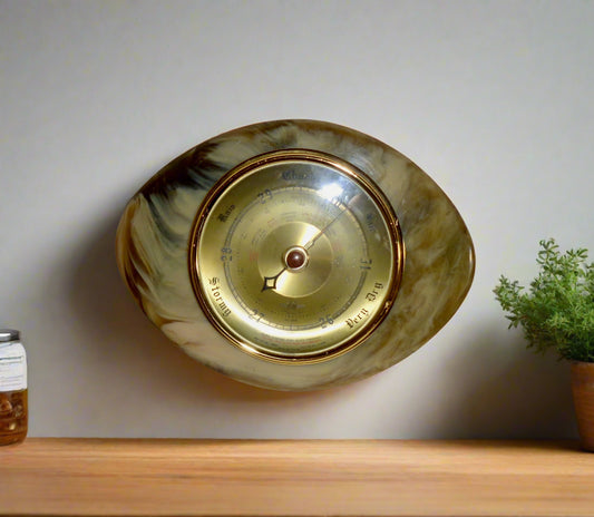 Vintage Shortland SB Aneroid Barometer With Brass Finish