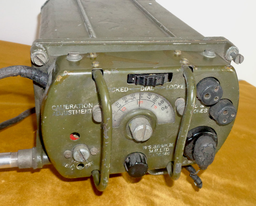 WW2 Wireless Set WS38 MkIII Tropical Man Pack Military Radio – Mullard ...