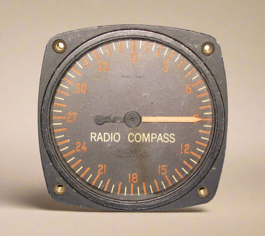 WW2 Bendix Pioneer Radio Compass Indicator US Army 1-81-A