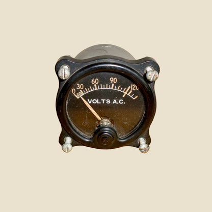 WW2 Weston Voltmeter Model 833 0 - 130VAC 400HZ US Army Type G1